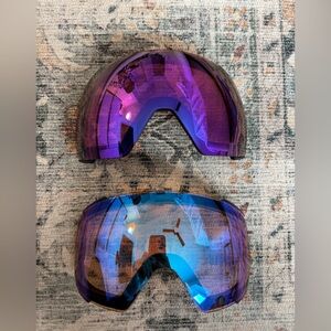 SMITH I/O Mag Replacement Extra Lens Purple Violet Mirror and low light lens